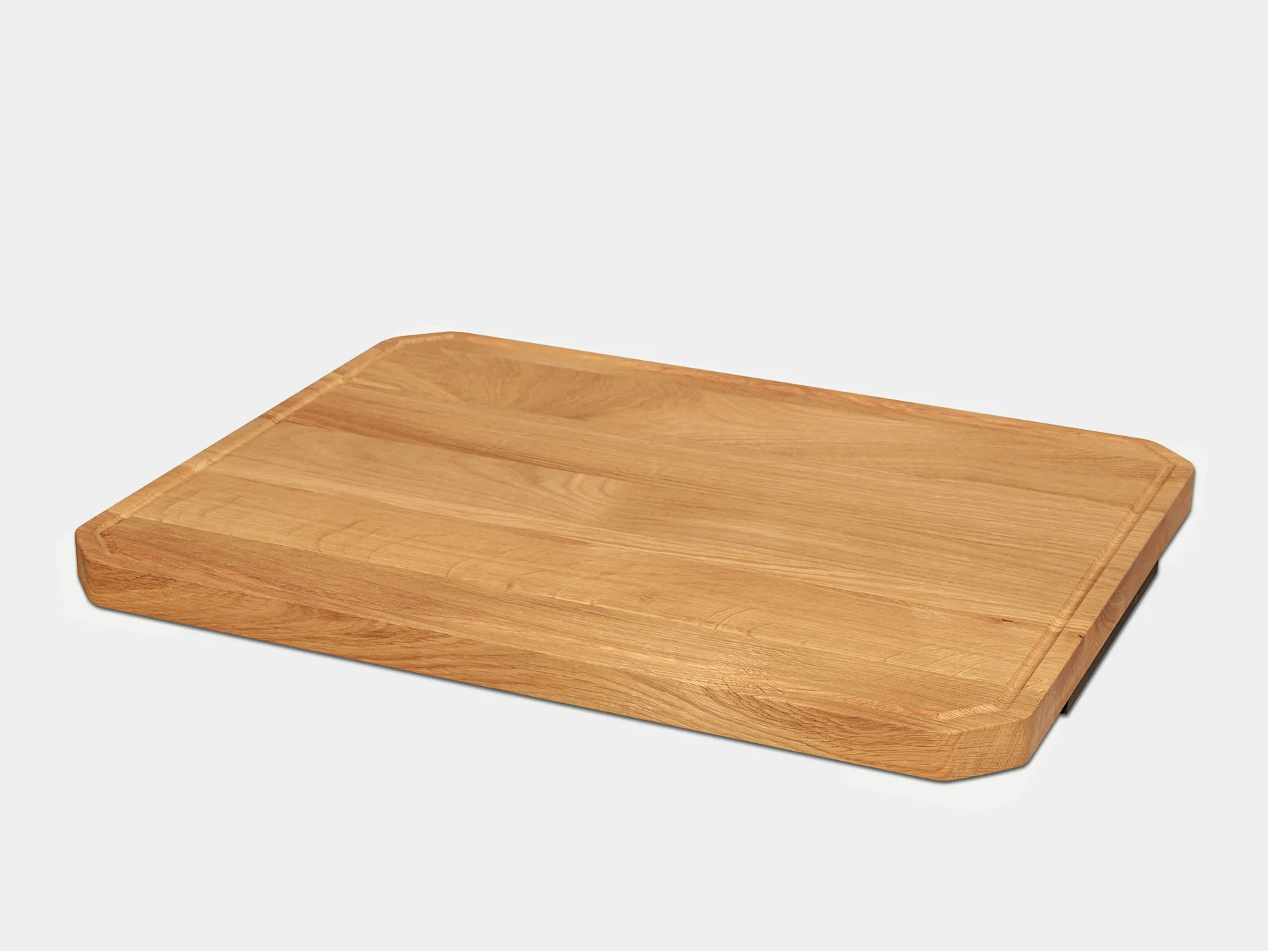 Produktfoto WOLFBOARD.pro von schräg oben -massives Eichenbrett für Wolf Pack Pro